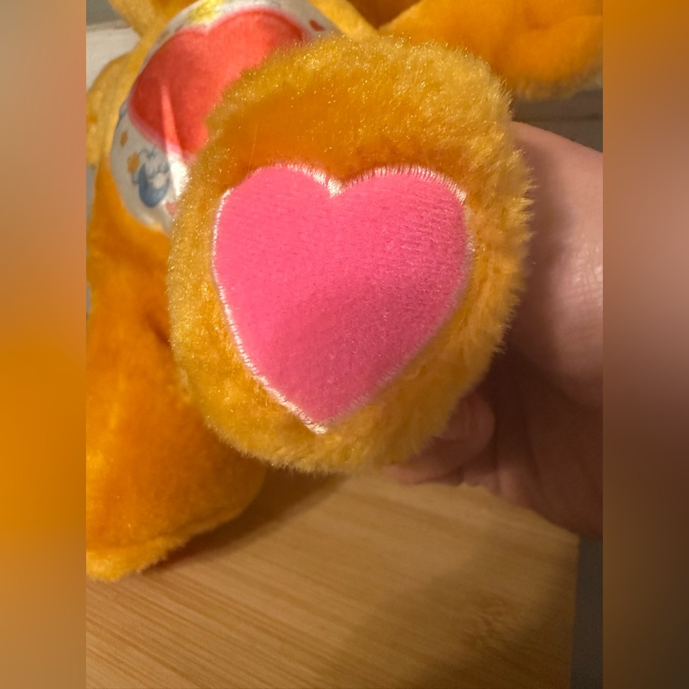 Vintage 1991 Kenner Care Bears Tenderheart Bear Plush 12” - Picture 4 of 5